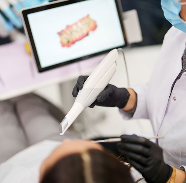 a dental wand for digital impressions